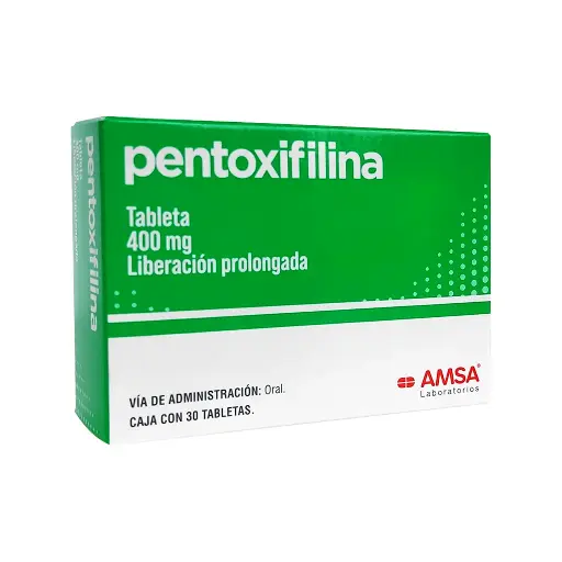 PENTOXIFILINA 400 mg 30 Tableta(s)