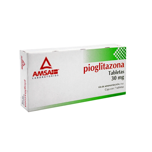 PIOGLITAZONA 30 mg 7 Tableta(s)