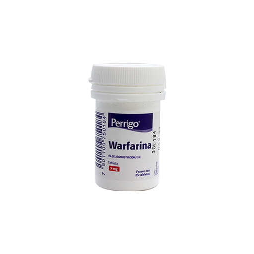 WARFARINA 5 mg 25 Tableta(s)