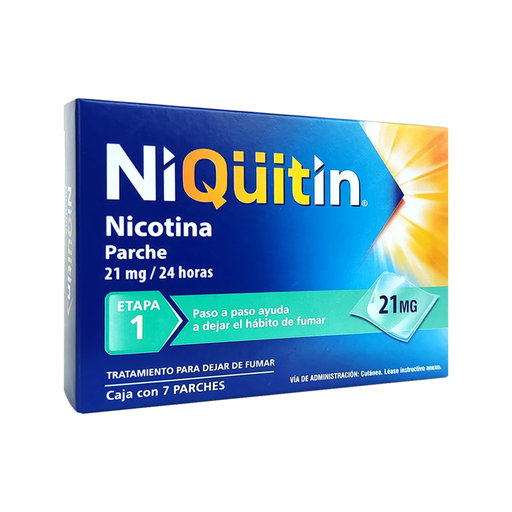 NIQUITIN ETAP-1 21 mg 7 Pieza