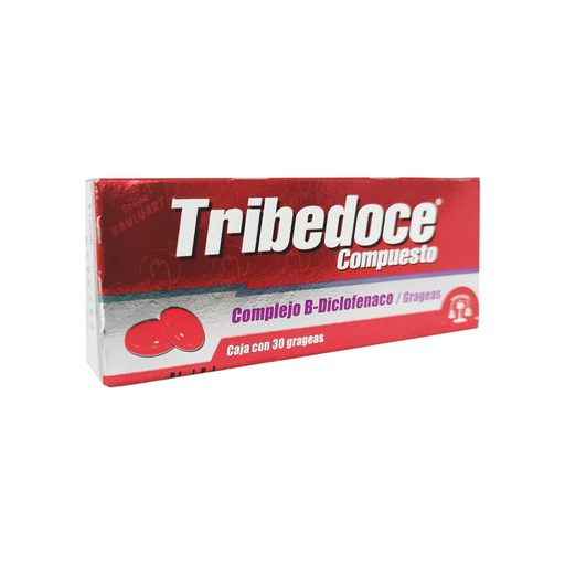 TRIBEDOCE COMP 50/50/50/1 mg 30 Grageas