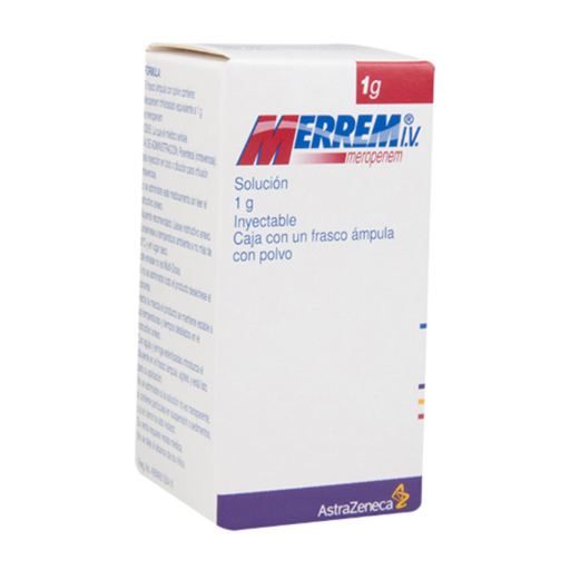 MERREM 1 g 10 Frasco Ámpula