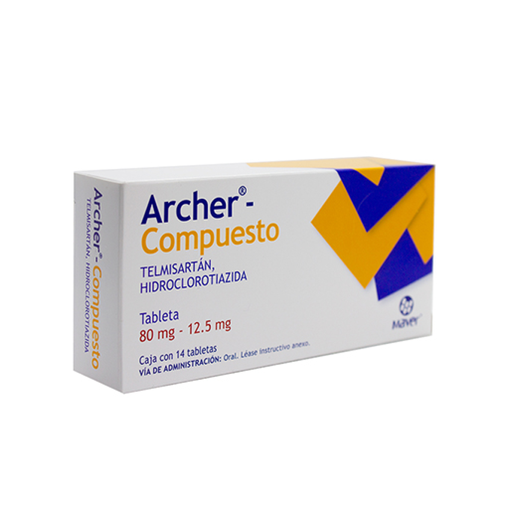 ARCHER COMPUESTO 80/12.5 mg 14 Tableta(s)