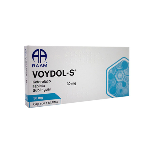 VOYDOL-S - SUBLINGUAL 30 mg 4 Tableta(s)