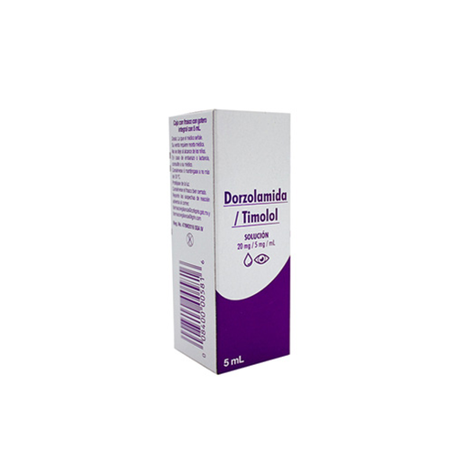 DORZOLAMIDA / TIMOLOL 20/5 mg 5 Mililitro