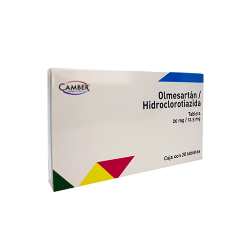 HIDROCLOROTIAZIDA - OLMESARTAN 12.5/20 mg 28 Tableta(s)