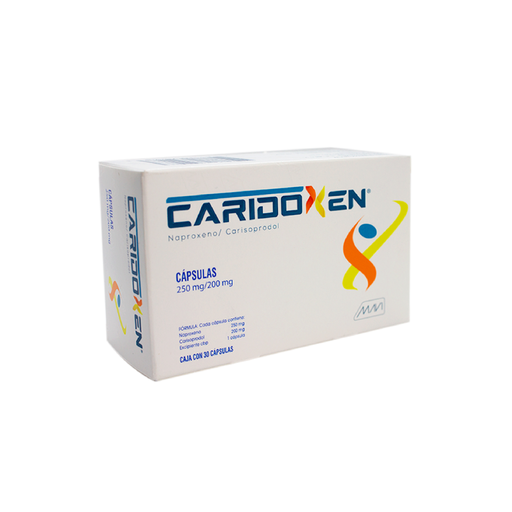 CARIDOXEN 250/200 mg 30 Cápsula(s)