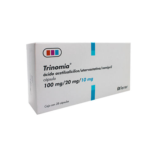 TRINOMIA 100/20/10 mg 28 Cápsula(s)