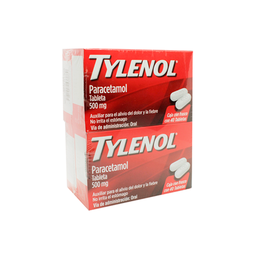 TYLENOL 2 PACK 500 mg 80 Tableta(s)