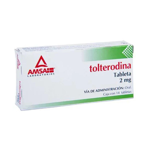 TOLTERODINA 2 mg 14 Tableta(s)