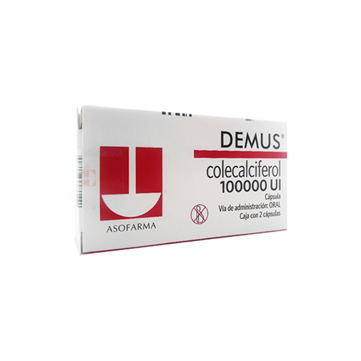 DEMUS 100000 UI 2 CAPS 100000 UI 2 Cápsula(s)