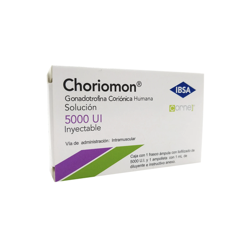 CHORIOMON 5000 UI 1 Ampolleta
