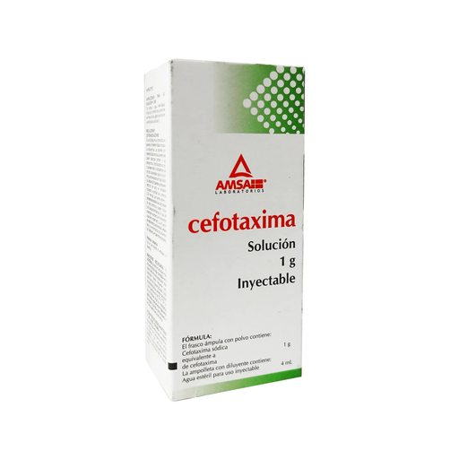 CEFOTAXIMA 1 g/4 ml 1 Frasco Ámpula