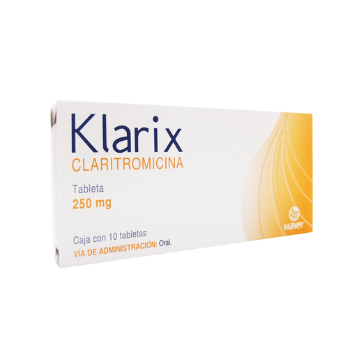 KLARIX 250 mg 10 Tableta(s)