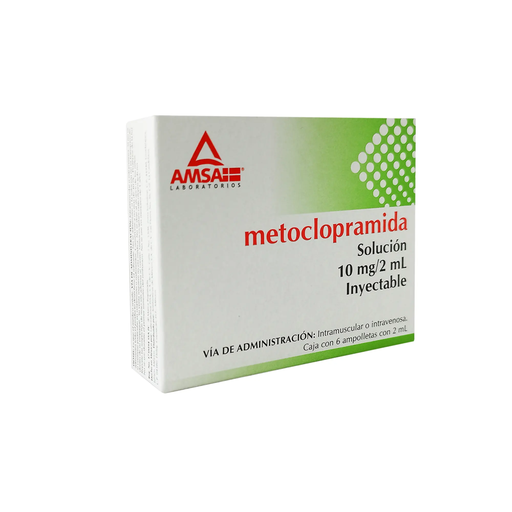 METOCLOPRAMIDA 10 mg 6 Ampolleta