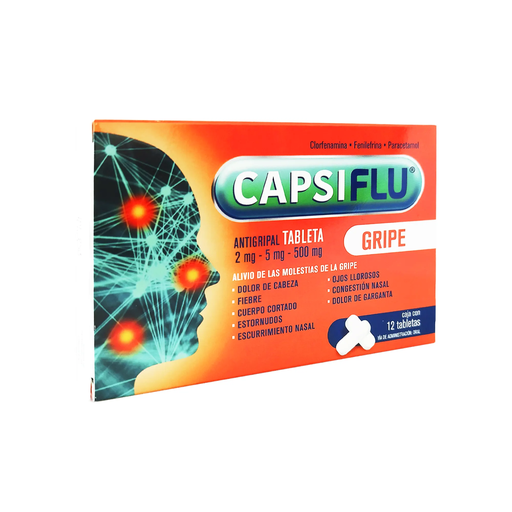 CAPSIFLU 2/5/500 mg 12 Tableta(s)