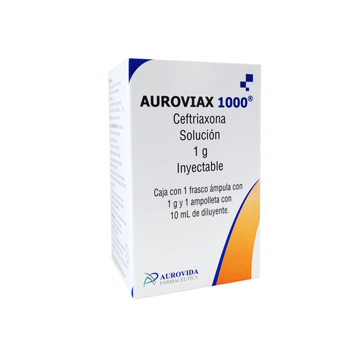 CEFTRIAXONA 1 GR.SOL. INYECTABLE 1 g 1 Frasco Ámpula