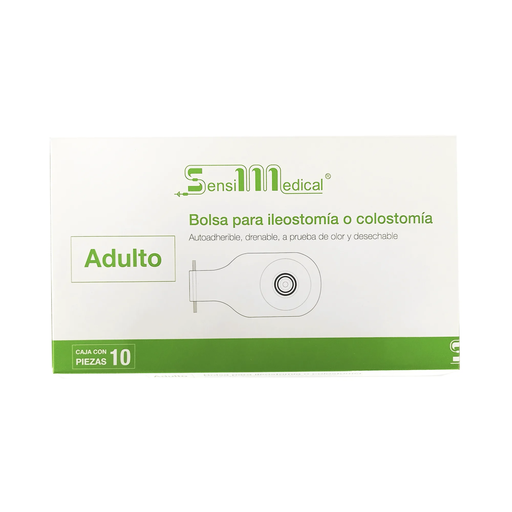 BOLSA PARA COLOSTOMIA ADULTO - 10 Bolsas