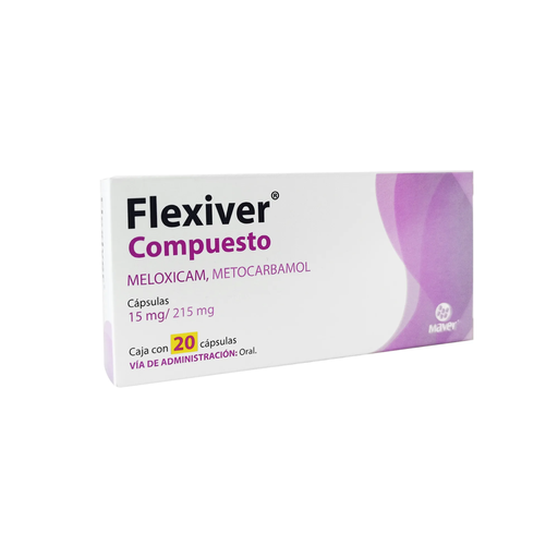 FLEXIVER COMPUESTO 15/215 mg 20 Cápsula(s)