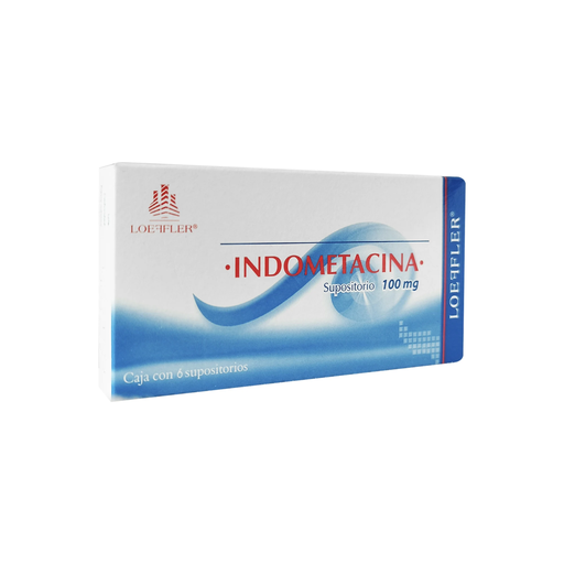 INDOMETACINA 100 mg 6 Supositorios