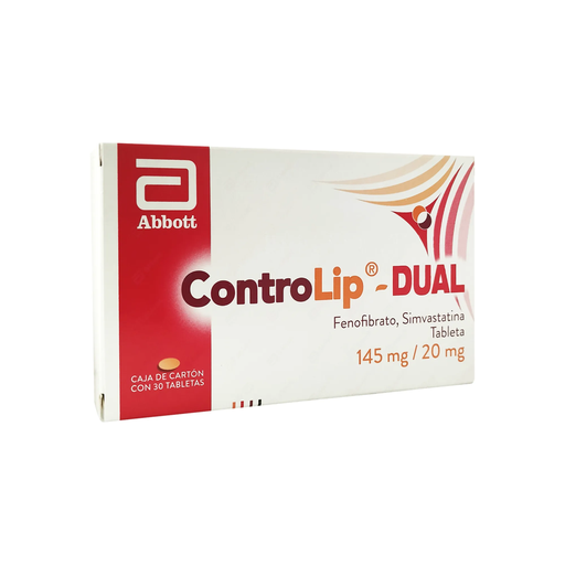 CONTROLIP - DUAL 145 mg/ 20 mg 30 Tableta(s)