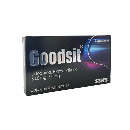 GOODSIT 60 MG/5 MG 6 Supositorios