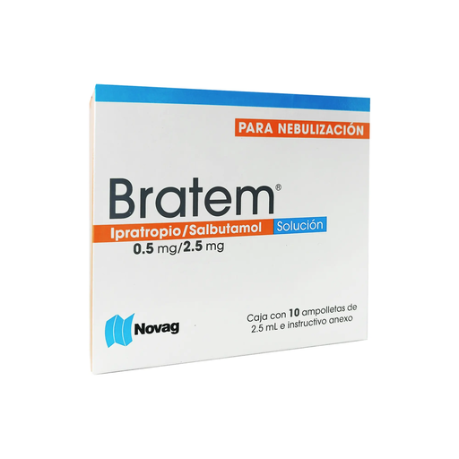 BRATEM 0.5/2.5 mg/2.5 ml 10 Ampolleta