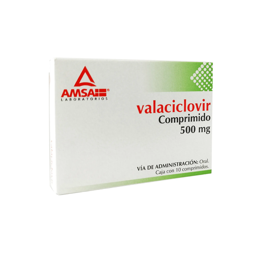 VALACICLOVIR 500 mg 10 Comprimido(s)