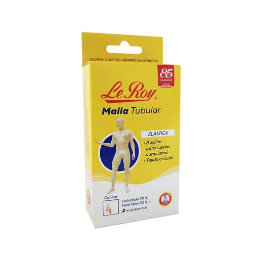 MALLA TUBULAR LE ROY CALIBRE 4 CON 2 M - 1 Pieza