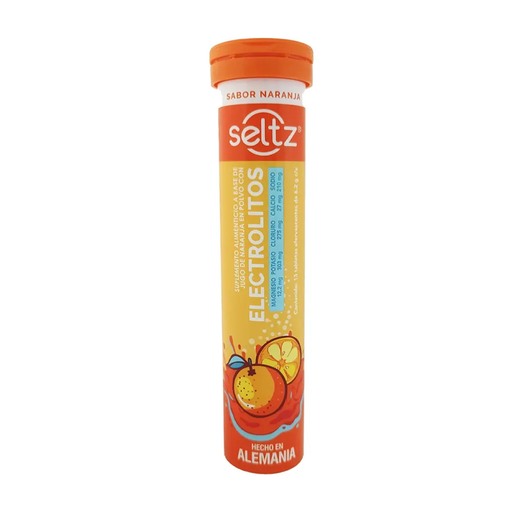 ELECTROLITOS EFERVESCENTES SELTZ NARANJA - 13 Tableta(s)