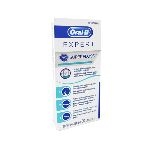 HILO DENTAL ORAL B EXPERT SUPER FLOSS - 50 Pieza