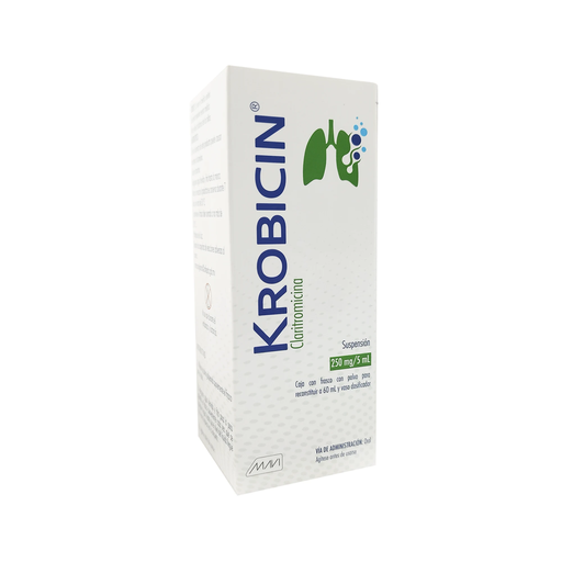 KROBICIN 250 mg/5 ml 60 Mililitros