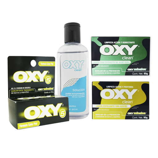OXY KIT PIEL NORMAL - SECA, ACNE LEVE 1 KIT 1 Kit