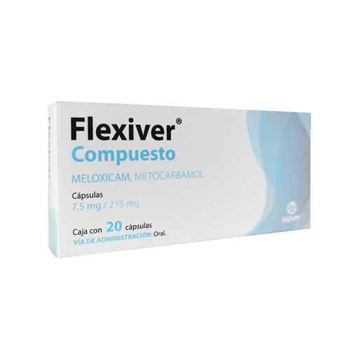 FLEXIVER COMPUESTO 7.5 mg / 215 mg 20 Cápsula(s)