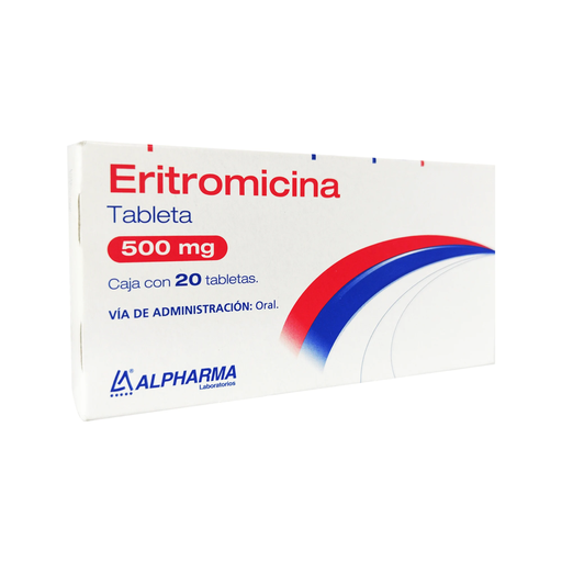 ERITROMICINA 500 mg 20 Tableta(s)