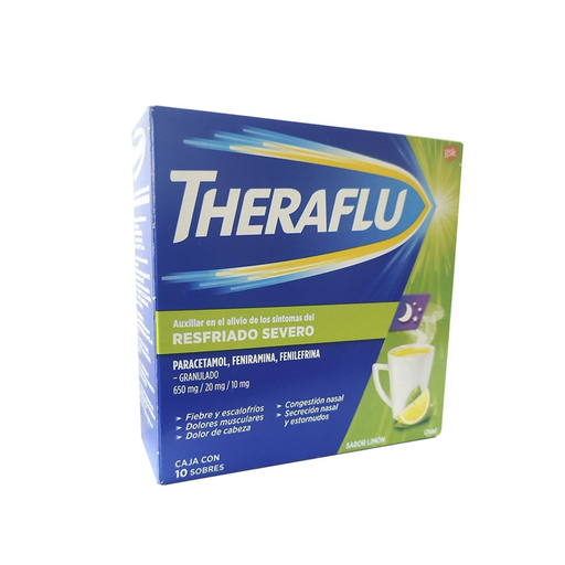 THERAFLU 650/20/10 mg 10 Sobre(s)