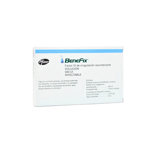 BENEFIX 500 UI 1 Frasco Ámpula