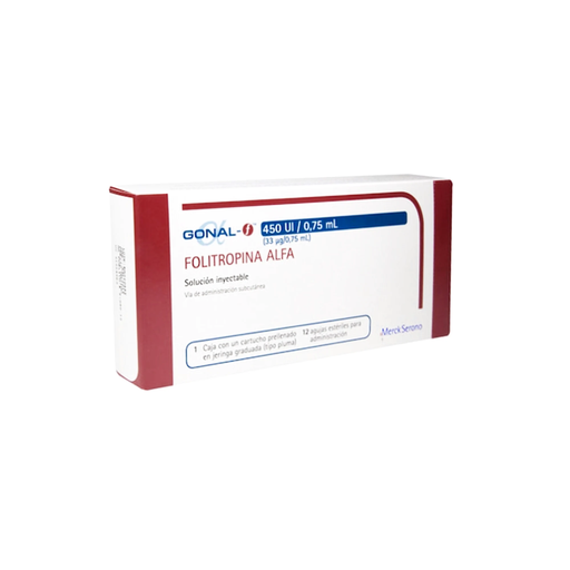 GONAL-F 450 UI (33 mcg)/ 0.75 ml 1 Jeringa
