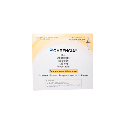 OHRENCIA 125mg/ml 4 Jeringa