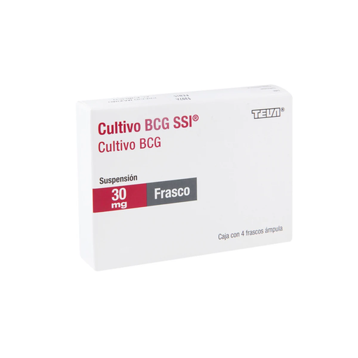 CULTIVO BCG SSI 30 mg 4 Frasco Ámpula