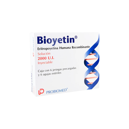 BIOYETIN 2000 UI 6 Jeringa
