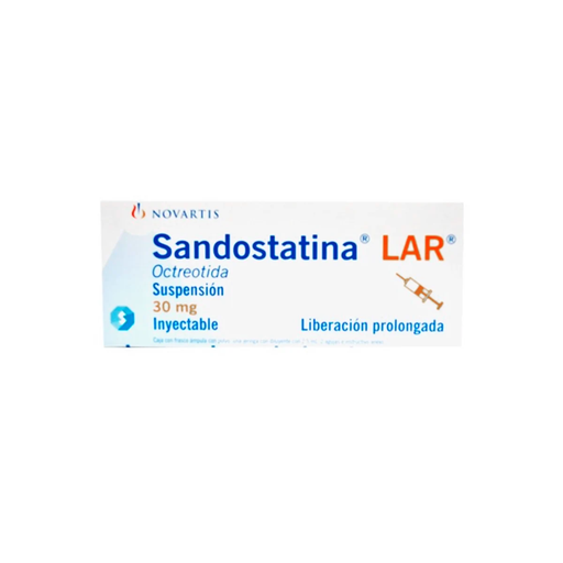 SANDOSTATINA LAR 30 mg 1 Frasco Ámpula