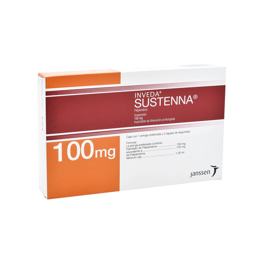 INVEDA SUSTENNA 100 mg 1 Jeringa