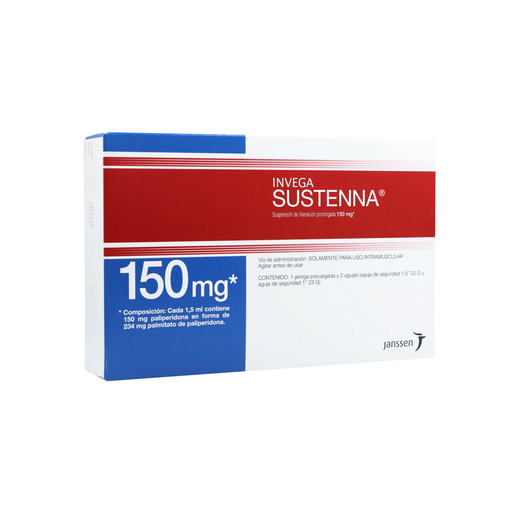 INVEDA SUSTENNA 150 mg 1 Jeringa