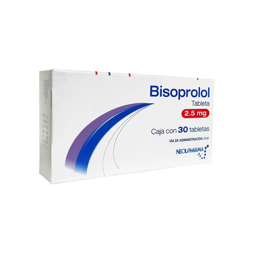 BISOPROLOL 2.5 mg 30 Tableta(s)
