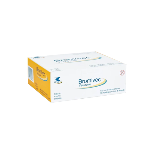 VECURONIO 4 mg/1 ml 50 Frasco Ámpula