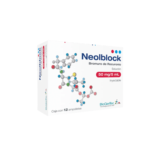NEOLBLOCK 50 mg/5 ml 12 Ampolleta