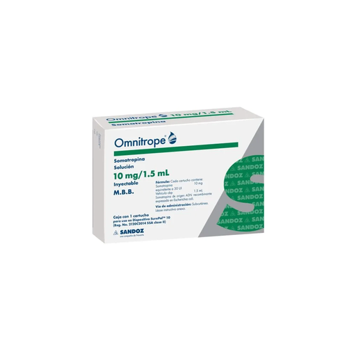 OMNITROPE 10 mg/ 1.5 ml 1 Cartucho