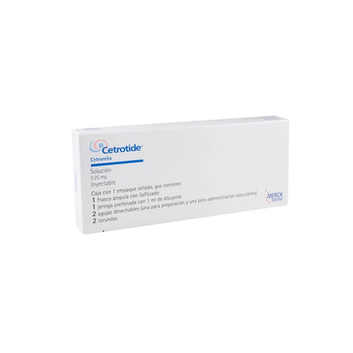 CETROTIDE 0.25 mg 1 Frasco Ámpula