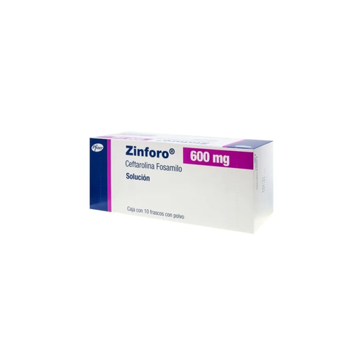 ZINFORO 600 mg 10 Frasco